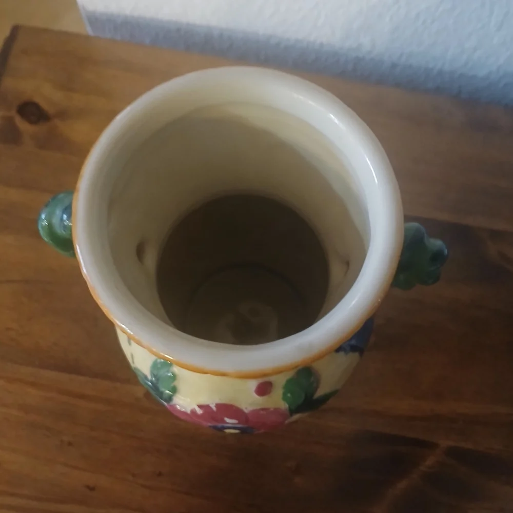 Double Handle Floral Vase